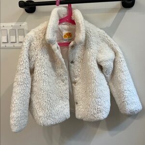 C&C California Fluffy Cream Kids Jacket